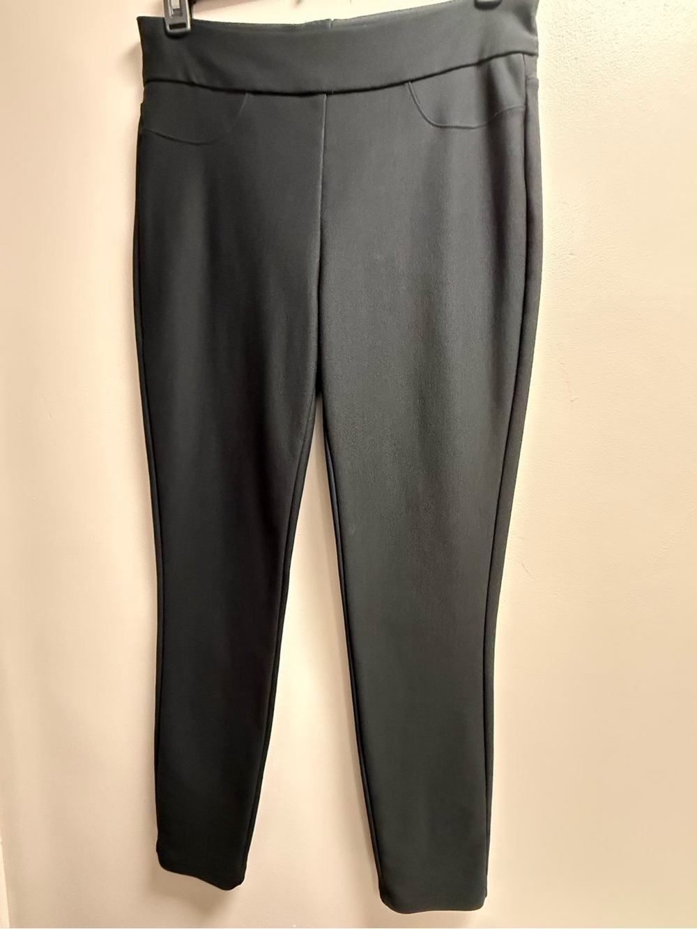 EUC Honeylove Super Comfy Black Ponte Skinny Travel Pants Women’s L